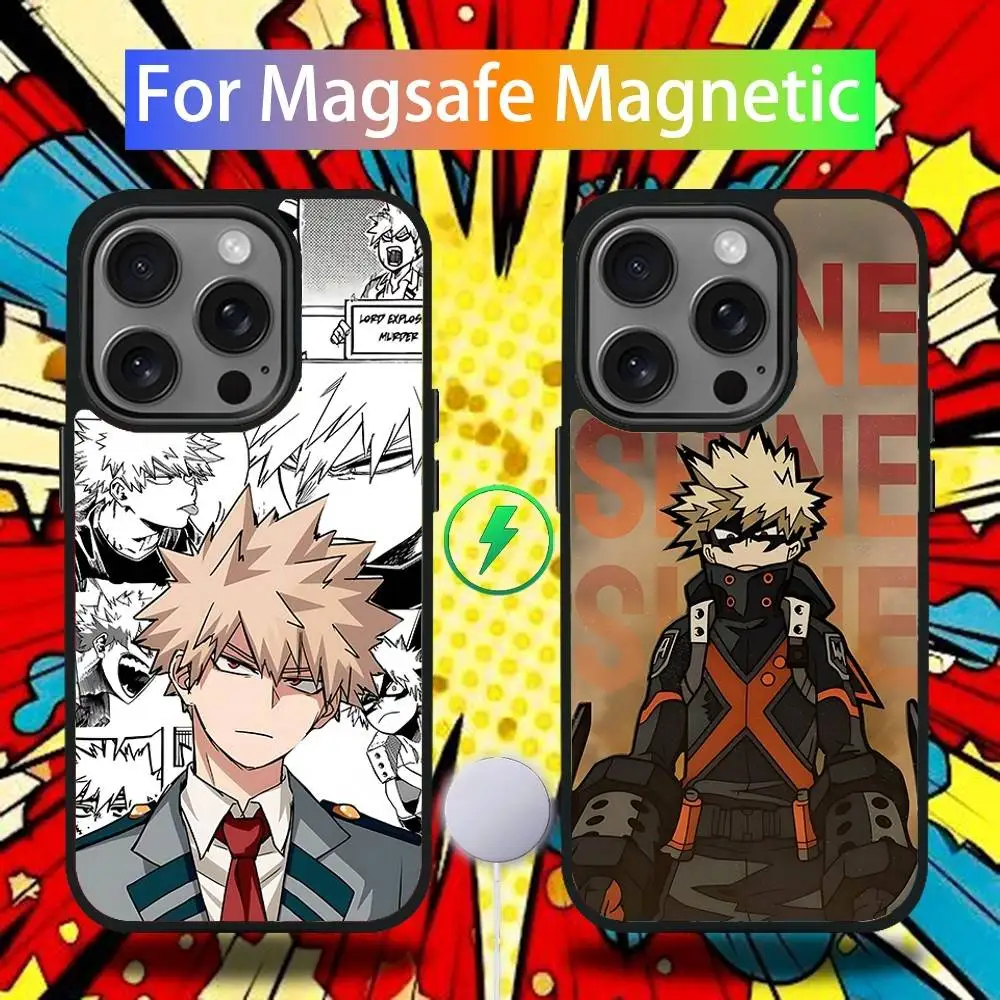 

Katsuki Bakugo Hero A-Academia Phone Case For iPhone 17,16,15,14,13,12,11,Pro,Max,Plus,Mini,SE4,E Magsafe Wireless Charging