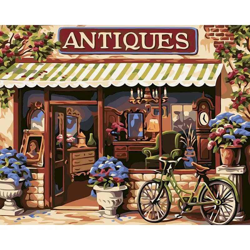 

500/1000pcs Paper Puzzle Urban Oil Painting Jigsaw Puzzle Creative Gift for Adults Perfect for Family Game Party Home Decor