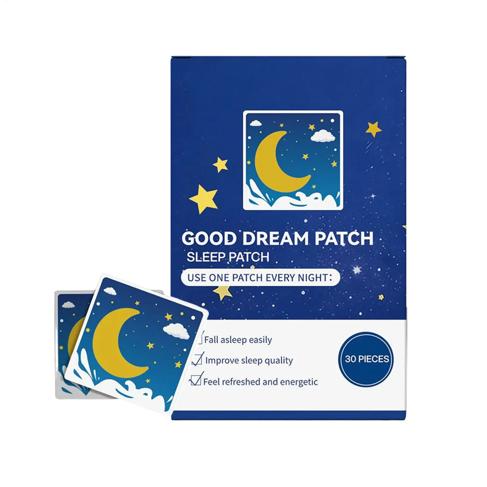 2 box/60pcs Sleep Patches Extra Strength Natural Stickers Night Sleeping Comfort Patches For Adults Women Men Travel Home Daily