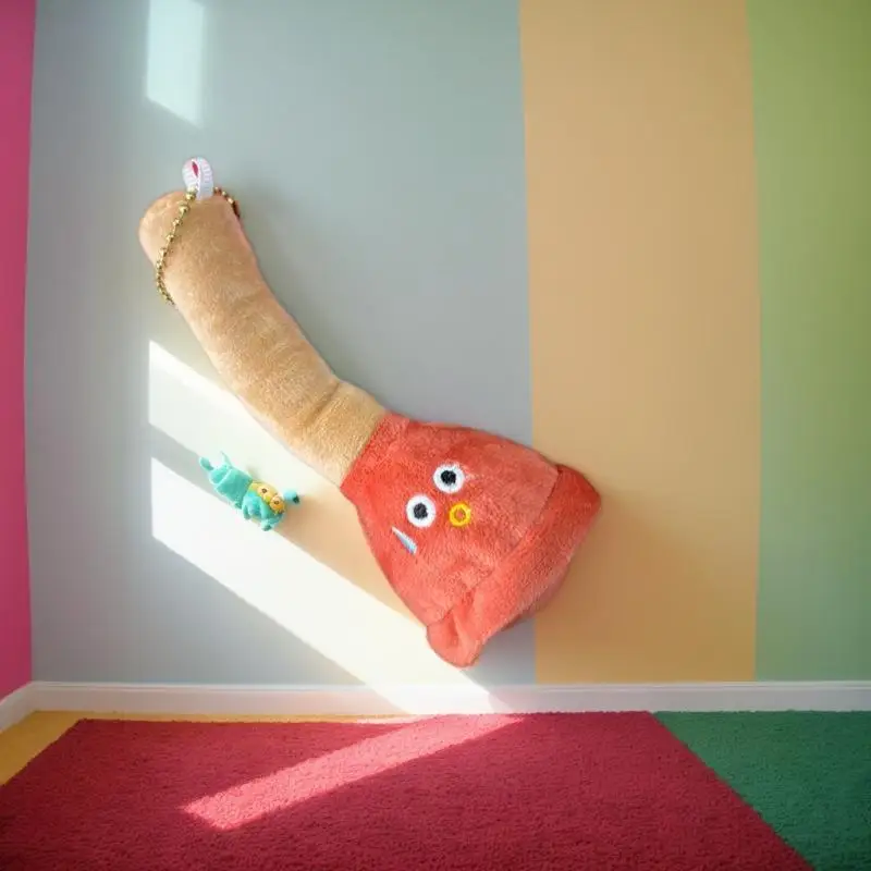 

Pleasing Eccentric Merry Sweaty Loo Blocker Stuffed Doll Keyring; Lassie Pack Trinket Sack Accents Special Day Gifts.