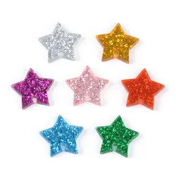 50 pieces/pack Fashion Star Bilng Acrylic Earrings, Necklaces, Jewelry DIY Making Accessories