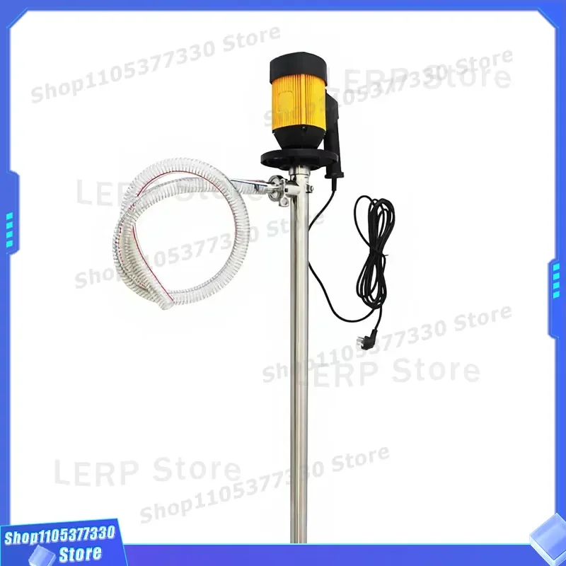 High Pressure Stainless Steel Centrifugal Drum Pump Electric Pneumatic For High Viscosity Liquid Conveying 120L Min Flow Rate