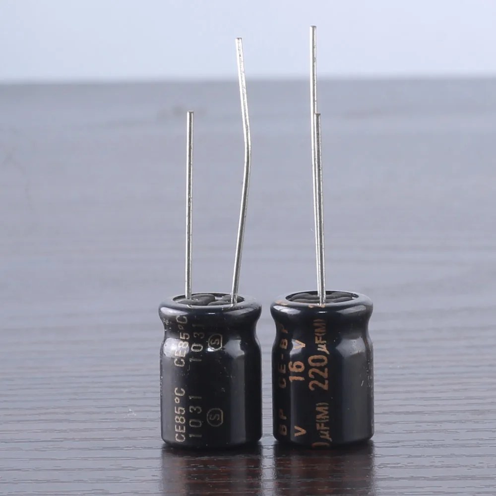 10pcs Elna Capacitors RBD 220uf 16V 220mfd Audio Series Bi Polar Capacitors