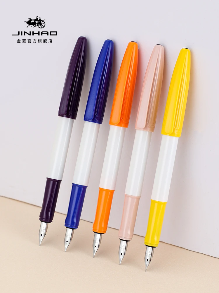 

5 шт. новая ручка Jinhao 313 — высококачественный изысканный подарок для студентов и взрослых, с высококачественной практики каллиграфии и пакетами для чернил.