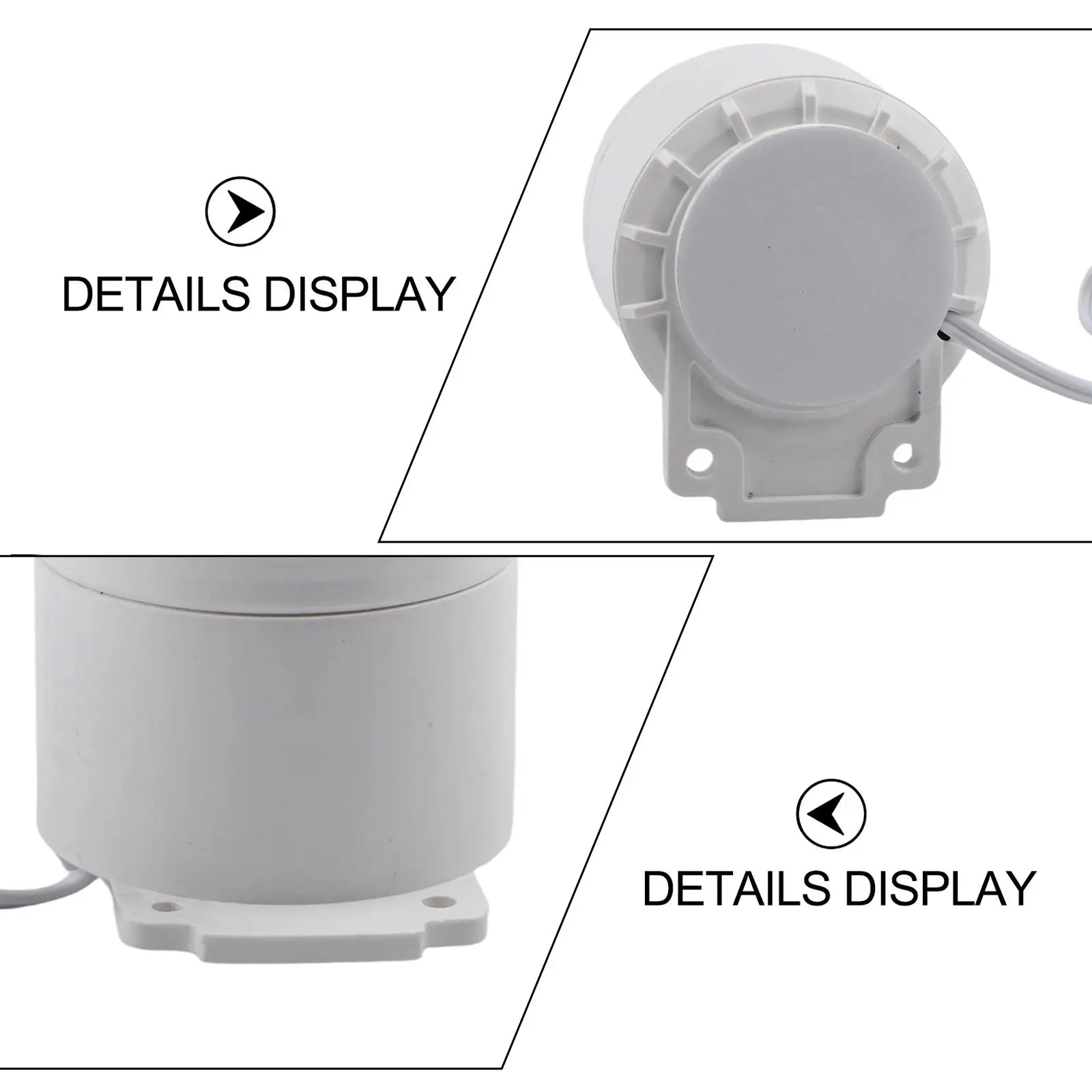512V Wired Burglar Alarm Siren Speaker 120dB Loud High Pitch Sound Compatible with Home Security Keypad and Console