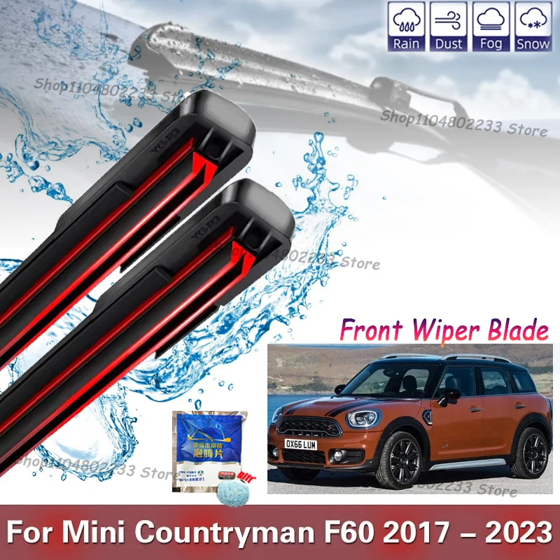 

Car Winshield Wiper Fit For Mini Countryman F60 2017 - 2023 Front Windscreen Window Blades Accessories 2018 2019 2020 2021 2022