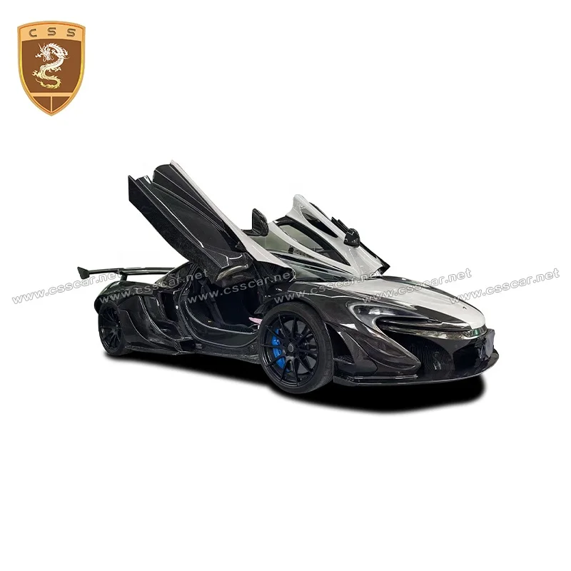 for  Conversion Dry Carbon Body Kit For Mclaren P1 2013-2016 Upgrade To GTR Bodykit Car Bumper Canards Front Side Fender Rear Sp