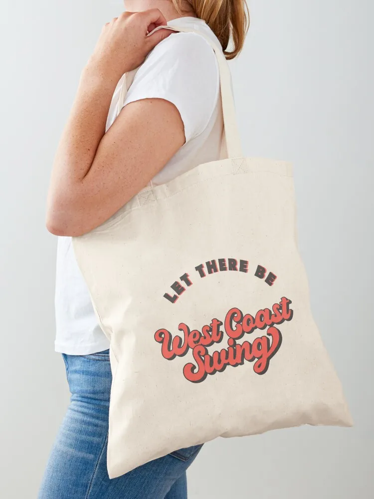 

Funny West Coast Swing Dance Tote Bag tote bags men the Beach screen