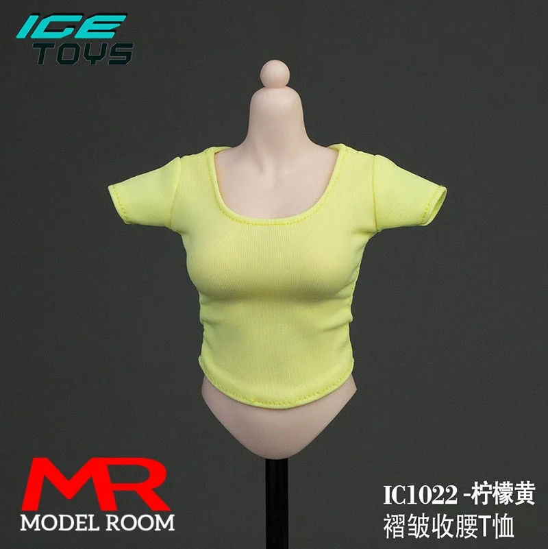ICE TOYS ic1022 1/6 Bilancia Femminile Stretto T-shirt Corta Modello di Vestiti Misura 12 ''TBL PH JIAOU ANT YM Soldato Action Figure Corpo Bambole