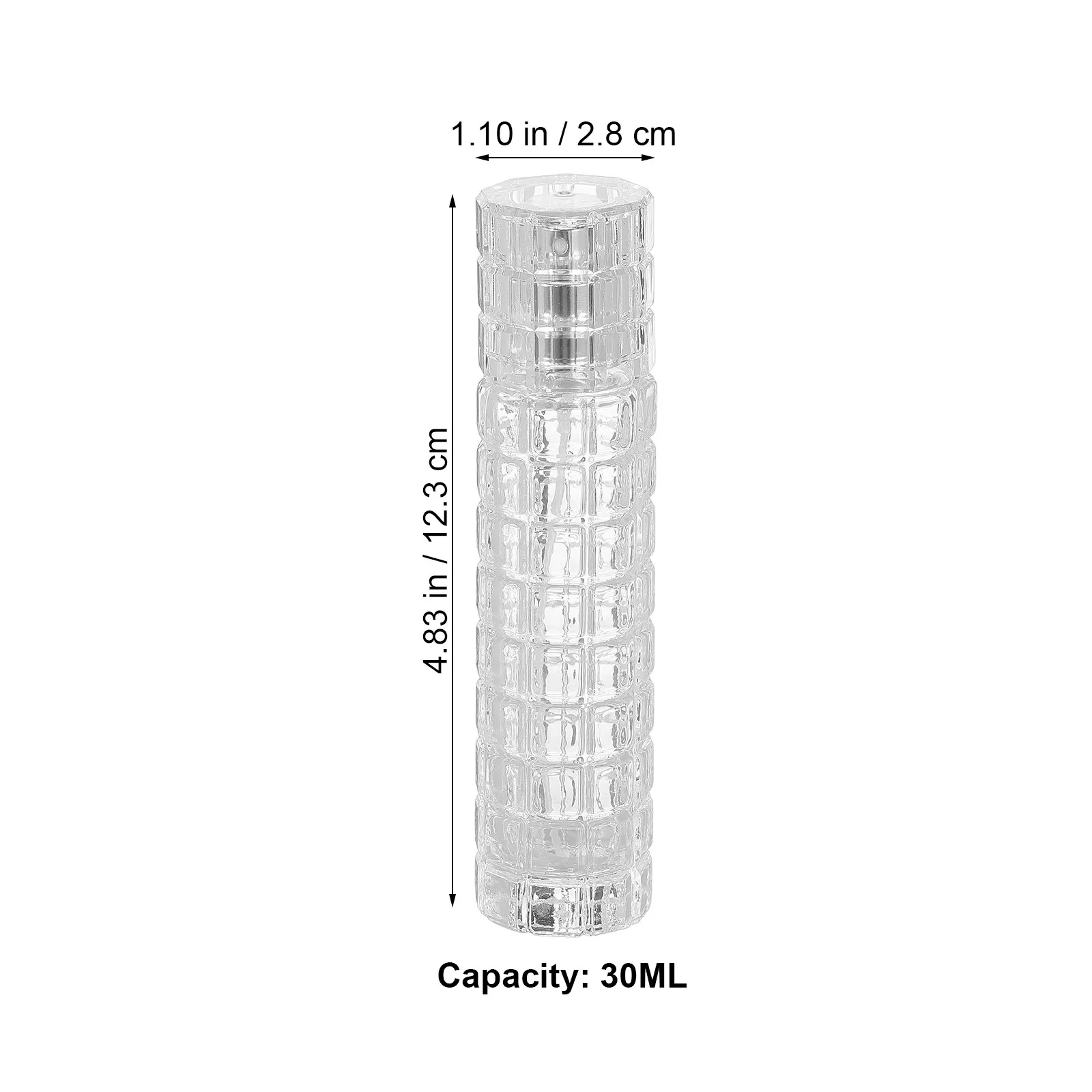 Cocktail Bitters Sprayer Bottle – Crystal Glass Refillable Spray Bottle for Perfume, Essential Oils, Bar & Travel