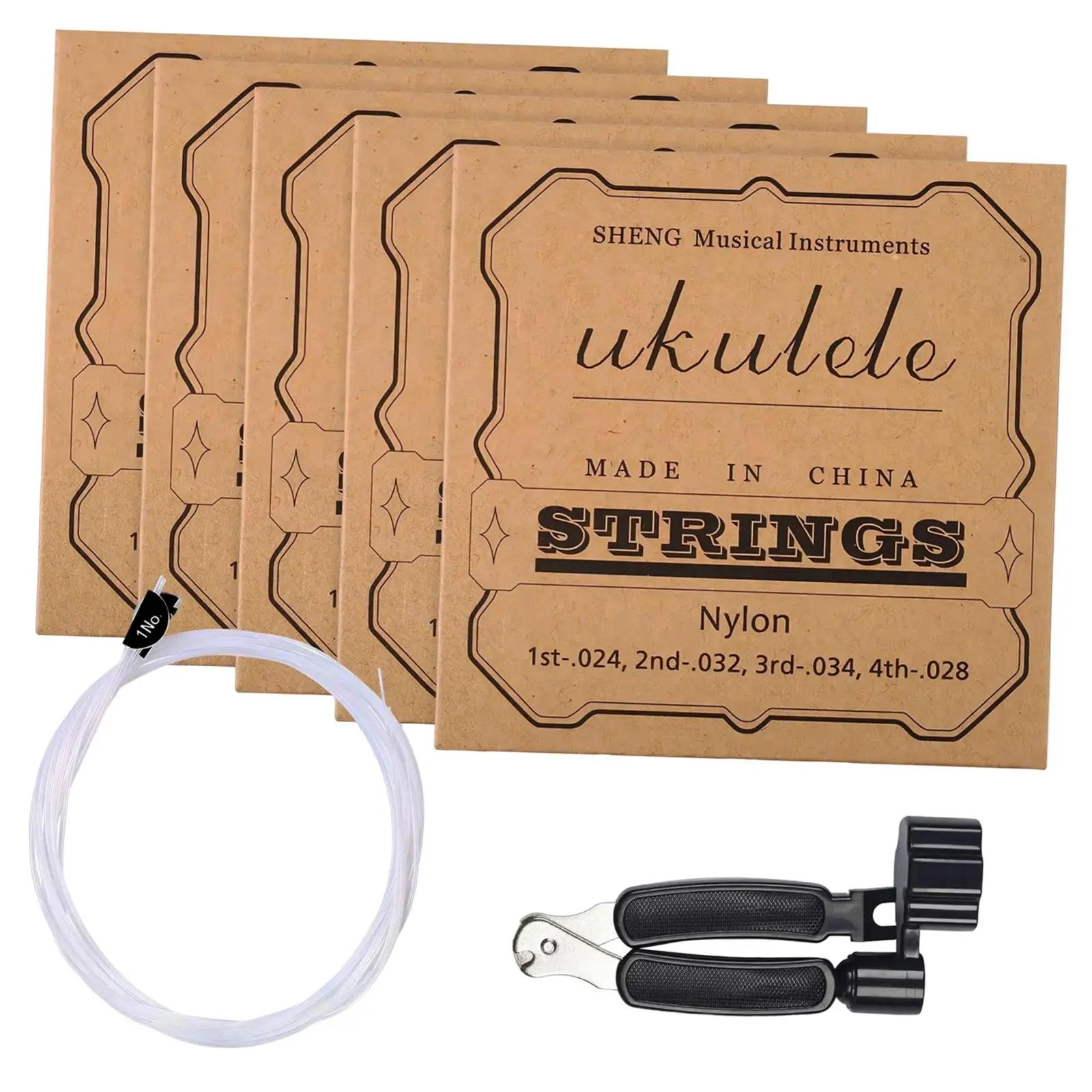 Ukulele Strings Restringing Tool 3 in 1 String Winder Tool Ukulele Accessories for Concert