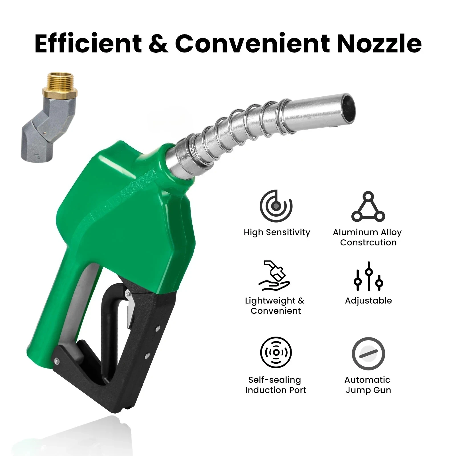 

Refueling Gun Gasoline diesel Pistol Refueling Machine Auto Shut Off Fuel with Rotary Joint Refueling Nozzle for Gas Station