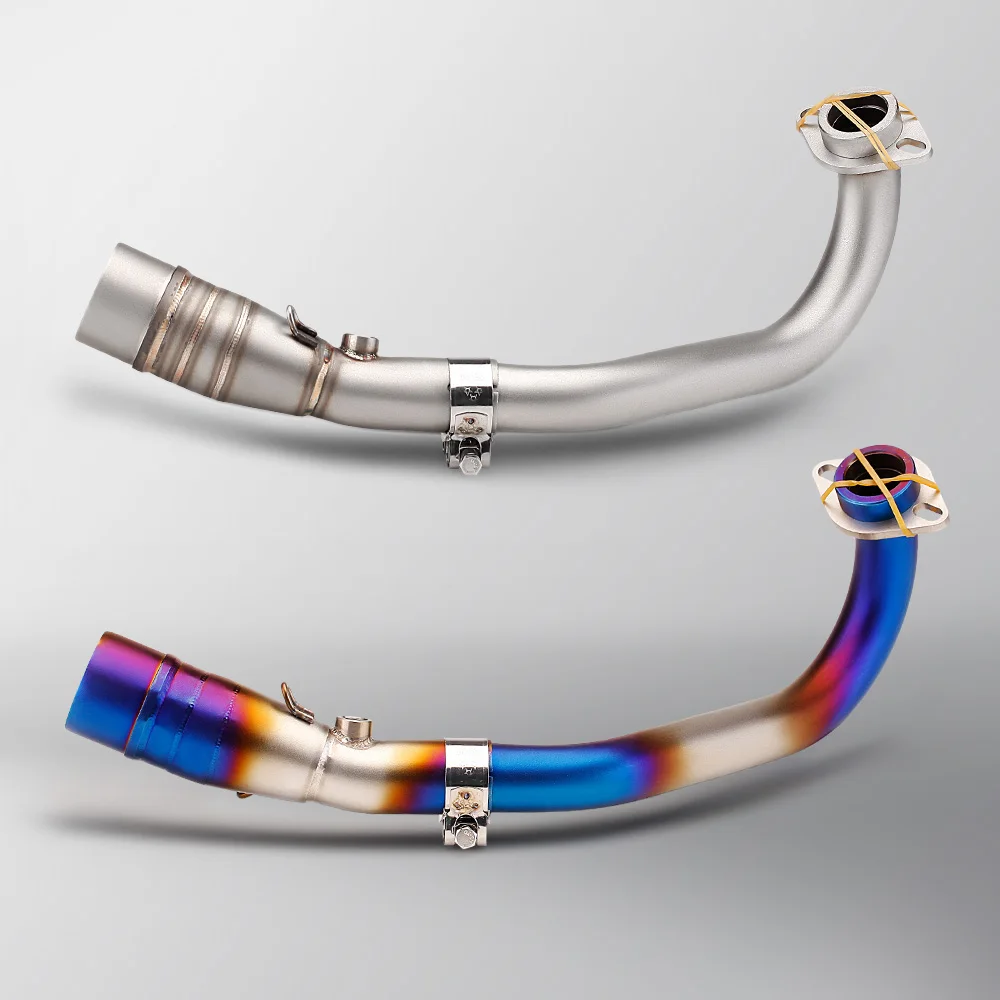 Motorcycle Exhaust Modify For XMAX300 XMAX 300 2017-2024 Stainless Front Middle Link Pipe Slip on 51mm Interface Escape