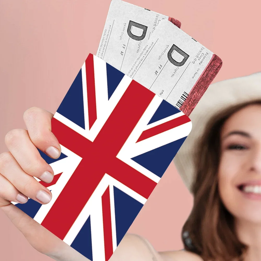 Funda para pasaporte con bandera, organizador, funda protectora para tarjetas, identificación, documento, pasaporte, billetera, tarjetero de viaje