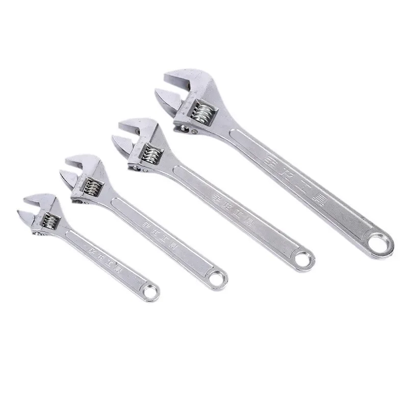 Heavy Duty Adjustable Wrench Set Industrial Grade Shifter Movable Spanners 6-inch 8-inch 10-inch 12-inch 15-inch Available