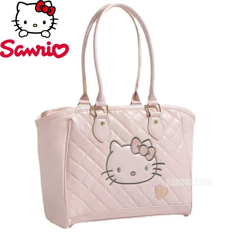 

MINISO Hello Kitty New Women's Handbag Luxury Brand Fashion Trend Women's Shoulder Bag Cartoon Cute Women's Bag Large Capacity