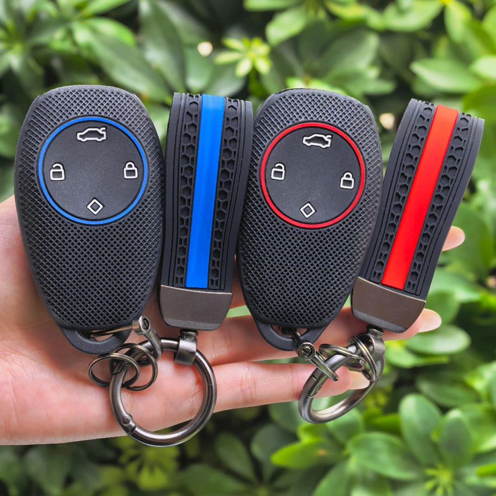 Auto Holder Remote For Leapmotor T03 S01 C11 Car-Styling Car Key Fob Case Cover Keychain Protector 4 Buttons Accessories