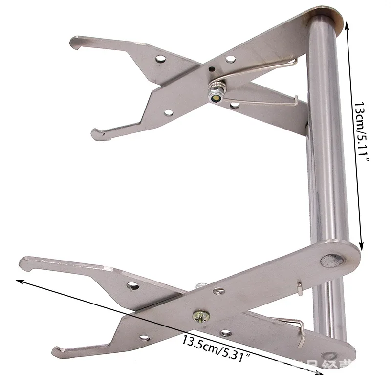 

2PCS Beekeeping Tool Nest Frame Clip Stainless Steel Nest Frame Clip Exit Nest Frame Clip Lifting Spleen Clip