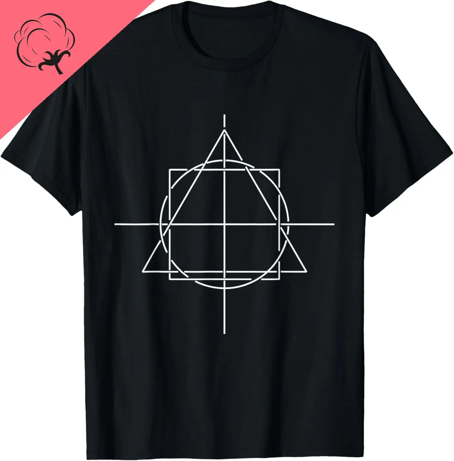 

Футболка — геометрический дизайн — треугольные, квадратные, круглые, футболки с графическим принтом на заказ, настраиваемая уличная одежда Camiseta