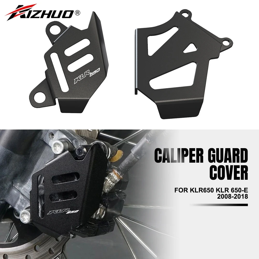 

Front Rear For Kawasaki KLR650 KLR 650-E 2008 - 2018 2017 2016 2015 2014 Motorcycle Brake Caliper Cover Protector Guard KLR 650