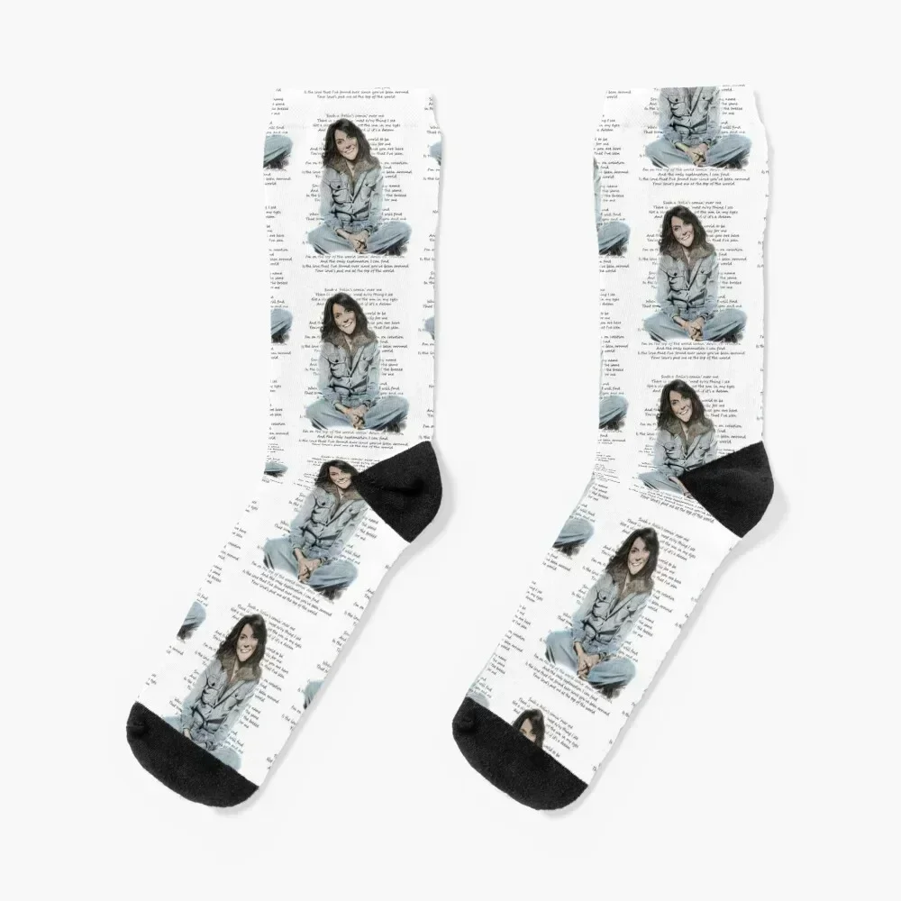 

Top of the world in colour Socks shoes floor with print sport Socks Ladies Men's