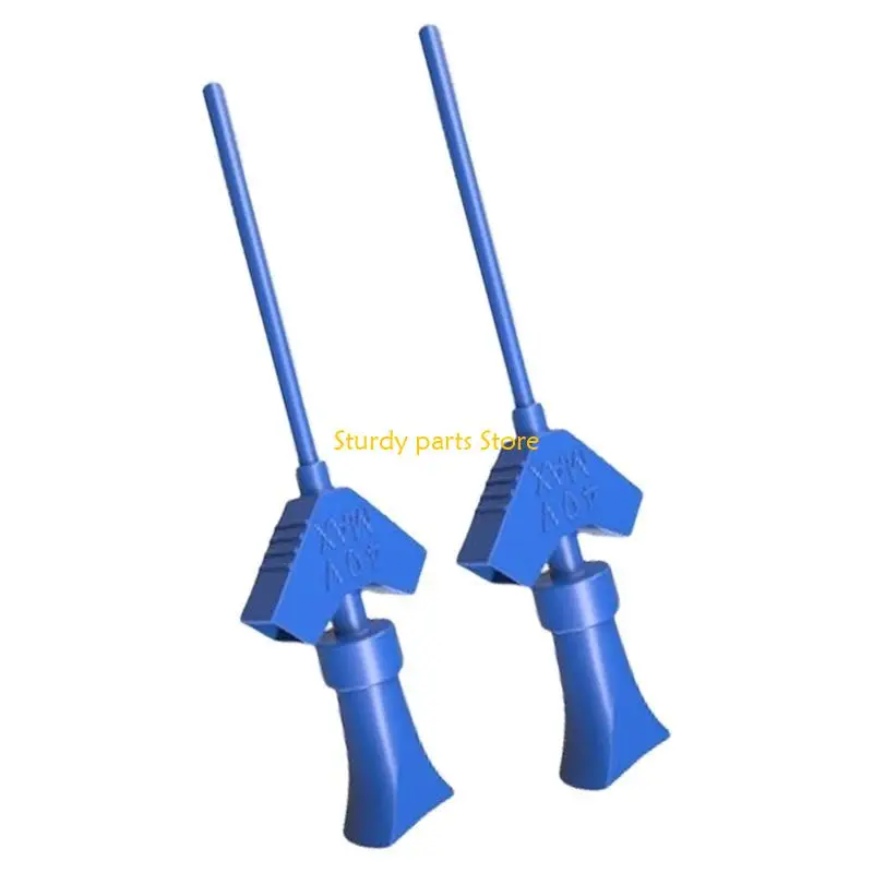 97QC 2pcs Mini GRABBERS IC PRUEBA Clip gancho para analizadores