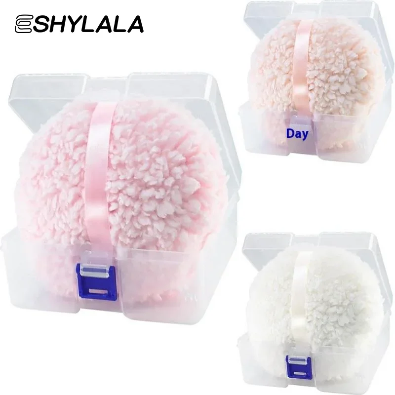 Puszysta aplikator do pudru o bardzo dużym rozmiarze, 15 cm, z długim pluszowym włosiem, łatwa do trzymania, idealna do pudru do ciała i twarzy.