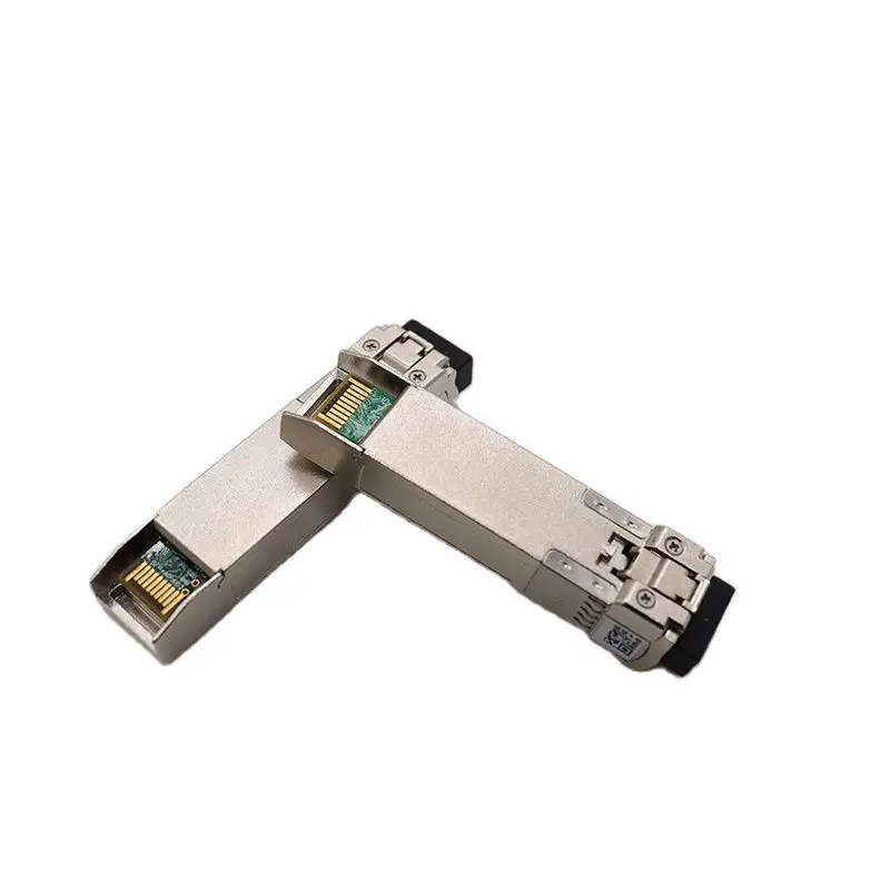 Módulo de fibra óptica SFP de 10G, módulo SFP de fibra simple, modo único con interruptor Compatible completo con Cisco/Mikrotik/Huawei, 20km LC