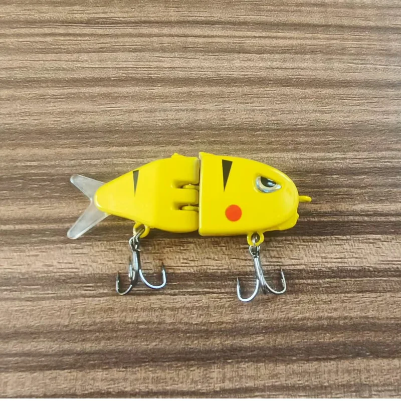 BILLINGS 1 Stück Langsam sinkender Mehrteiliger Pencil-Köder 6cm 6,5g Künstlicher Bionischer Zweiteiliger Schwimmköder mit Doppelhaken – Detail 18