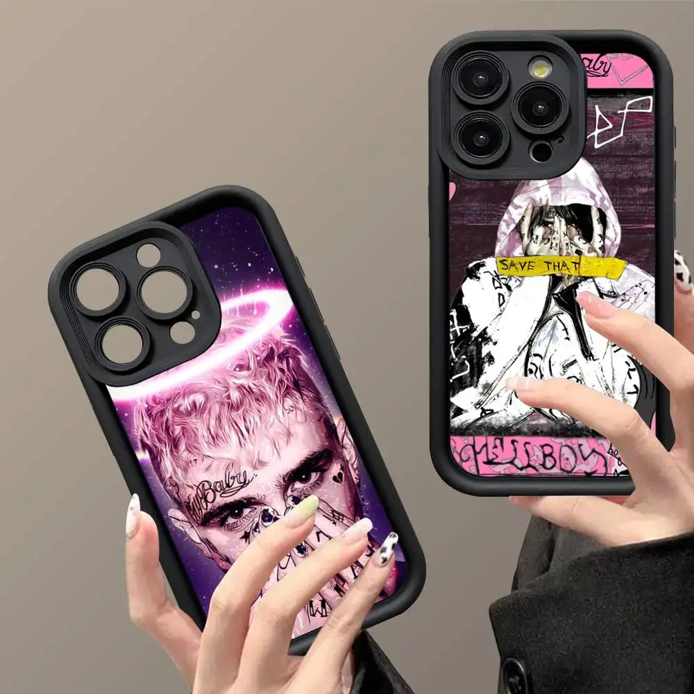 Emo Rapper Lil Peep Silicone Soft Phone Case For IPhone 17 16 14 13 12 11 15 Pro Max Plus Air Cover - view 3