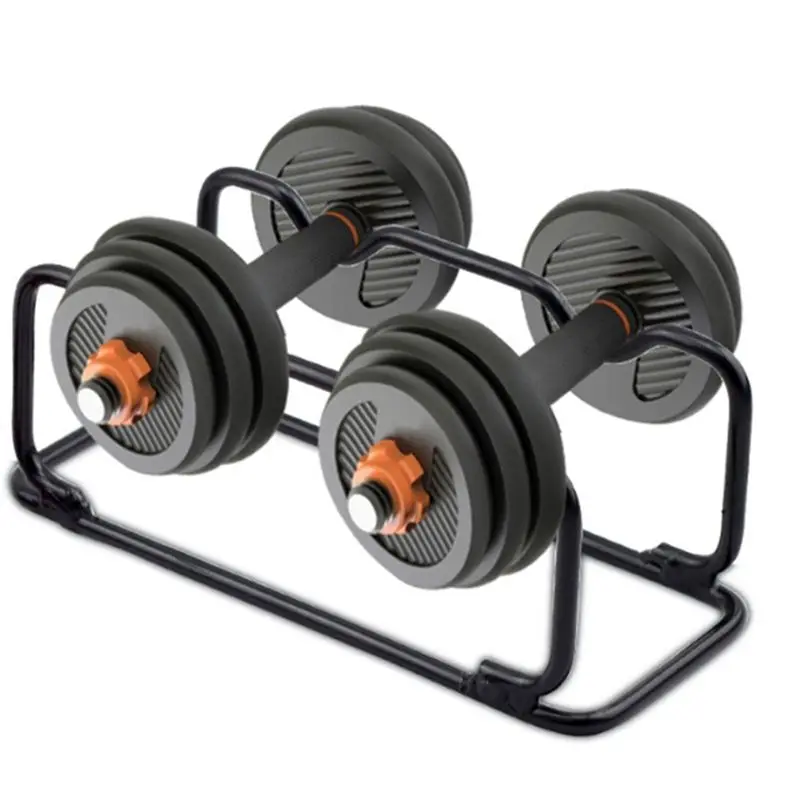 NALFI-2X Black Vertical Dumbbell Rack Weight Lifting Dumbbell Rack Bracket Support Dumbbell Rack Home Fitness Equipment