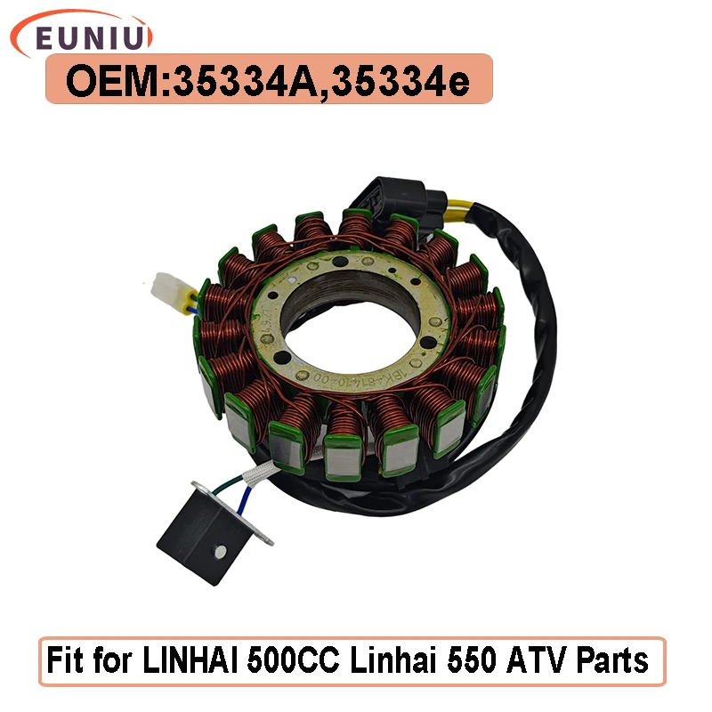 

Linhai 500cc LH550 Stator EFI Model OEM 35334E 35334A 4x4 ATV UTV Parts & Accessories