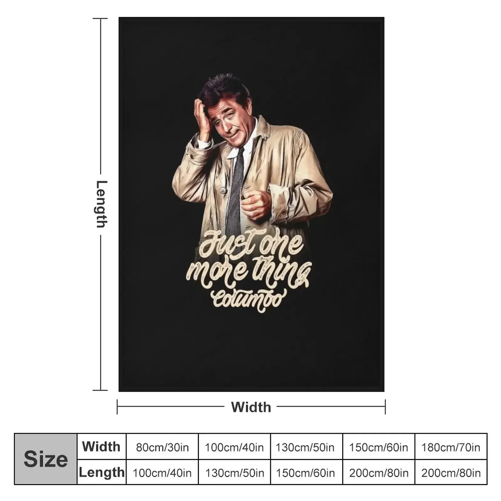 Columbo - TV Shows Throw Blanket Bed Fashionable for sofa Bed linens Blankets