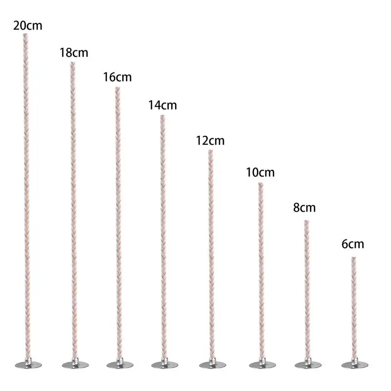 30pcs Candle Wicks Low Smoke Pre-Waxed Diy Candle Making Pre-Waxed Wicks Soy Wax Kerosene Cotton Wax Line Accessories view 6