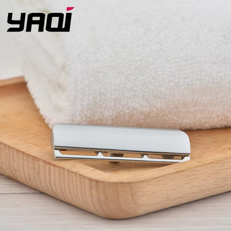 YAQI Excalibur حافة واحدة كروم اللون التيار المتناوب سلامة الحلاقة رئيس للرجال 0.70 مللي متر شفرة الفجوة خفيفة الوزن توفر الحلاقة الدقيقة #1