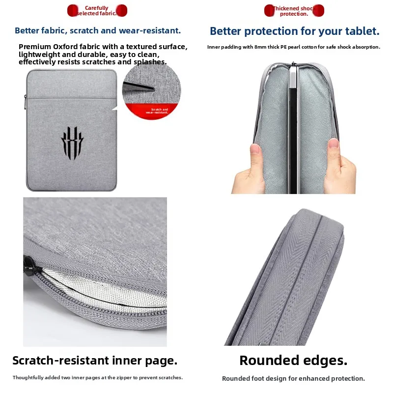 Custodia per tablet 3Pro Nubia Red Magic Gng da 9,06 pollici Fce Custodia protettiva interna per accessori digitali