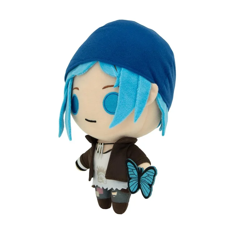 

Blue Haired Rebel Girl Plush Toy Collector Edition Game Character Stuffed Doll Punk Style Soft Plushie Gift for Fans