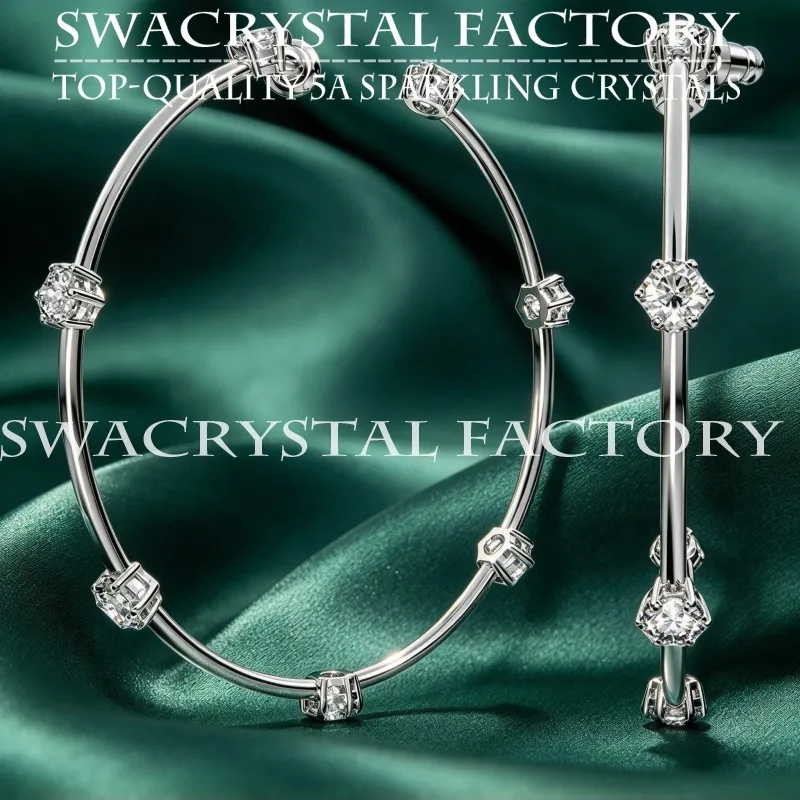 Luxury Assorted Long Linear Crystal Earrings Women Pearl Cubic Zirconia Hoop Drop Dangle Earrings For Wedding Banquet Daily Wear