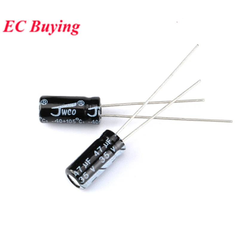 1-20Pcs 6.3V 10V 16V 25V 35V 50V 63V 100V 200V 250V 400V 450V DIP Aluminum Electrolytic Capacitor 100UF 220UF 330UF 470UF 680UF