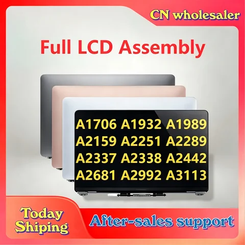 Brand New Display Screen Assembly A1706 A1932 A1989 A2159 A2251 A2289 A2337 A2338 A2681 A3113 LCD Monitor For MacBook Air Pro