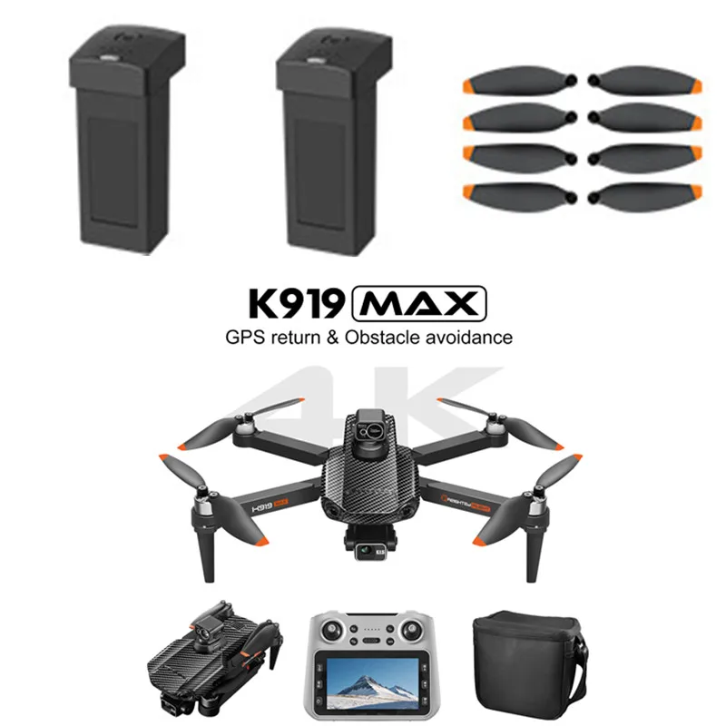 K919 MAX RC Drone 7.4V 4500MAH Battery Blades Propeller For K919MAX RC Drone Accessories K919MAX Drone Battery Blades Toys