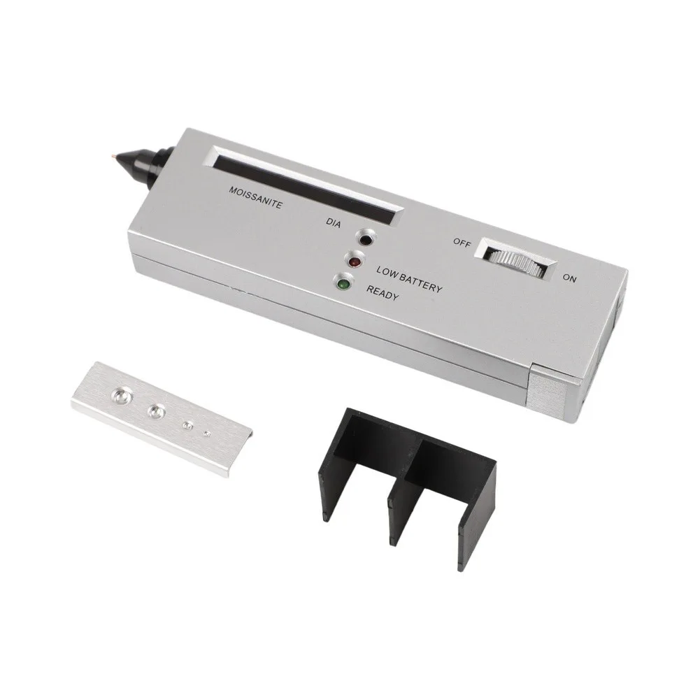 For Jewelry Stores As Shown In The Picture Jewelry Detector LED Indicator Stone Verifier Gemstone Holder Battery Powered 9V