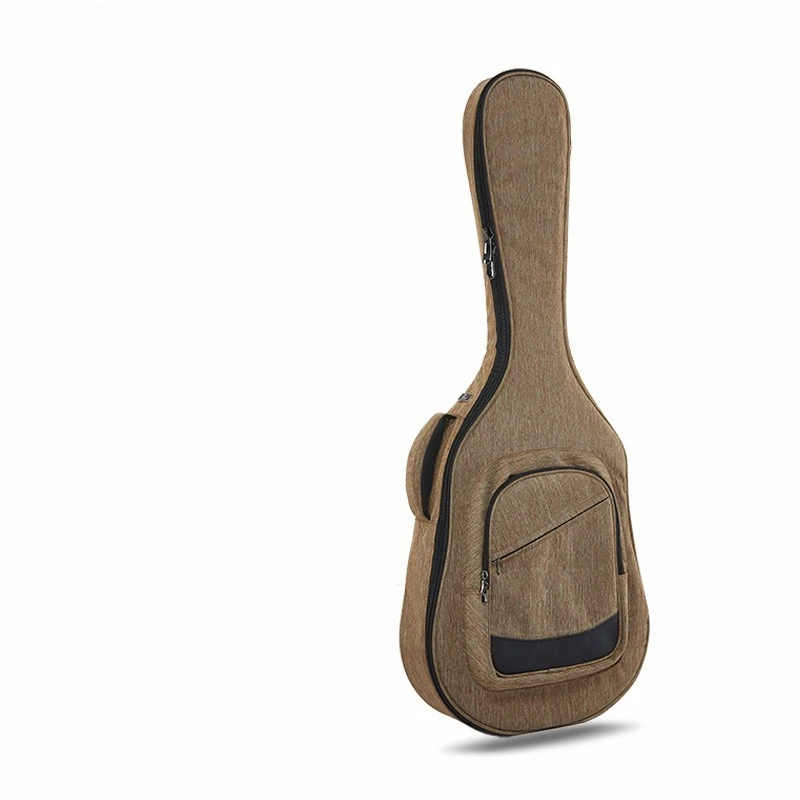Guitar Backpack, Hard Shell Lightweight Canvas Bag, Padded Shockproof Electric Guitar Case, Portable Dual Shoulder Design