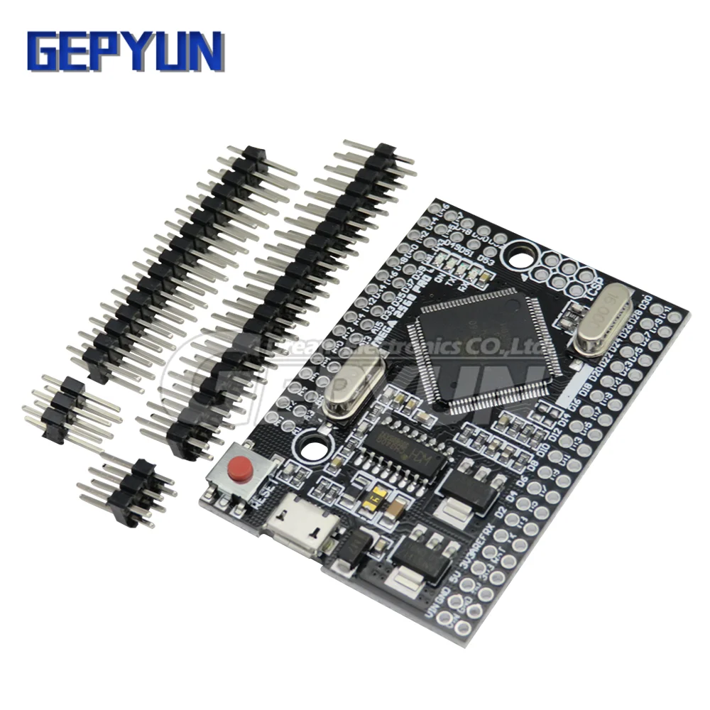 1pcs Mega2560 PRO 5V Embed CH340G ATmega2560-16AU with male pinheaders Compatible Mega 2560 for arduino