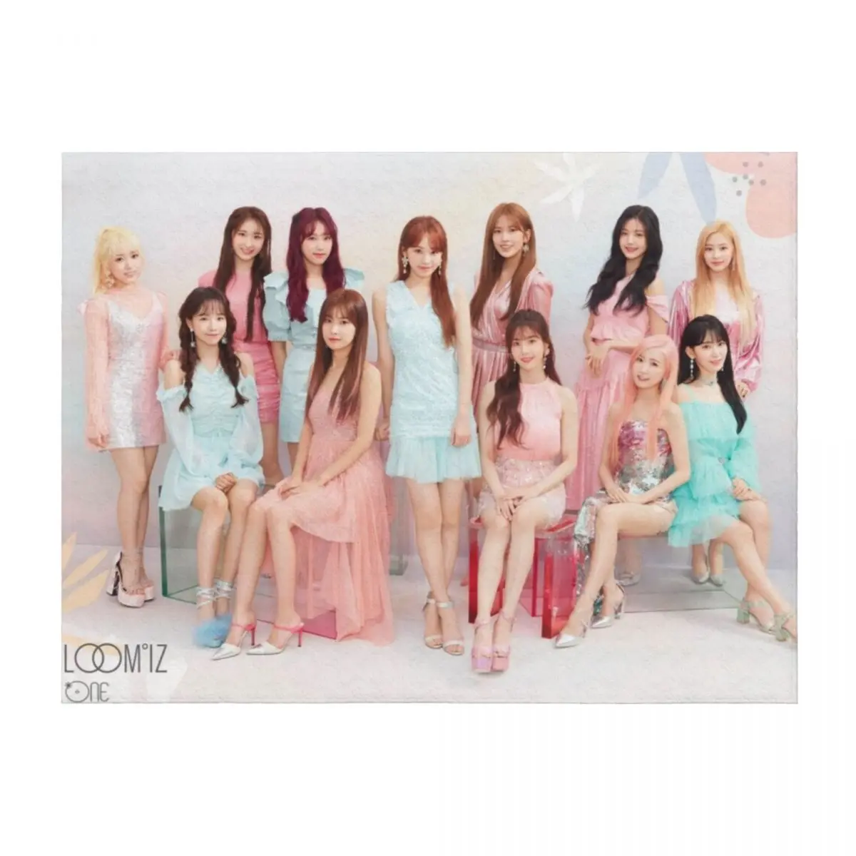 

IZ*ONE FIESTA Throw Blanket Flannels warm winter Nap anime Blankets