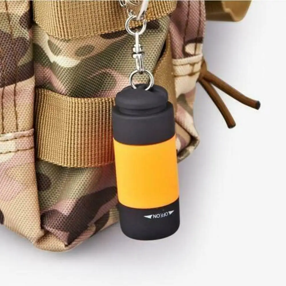 1pc Mini Keychain Pocket Torch Usb Rechargeable Led Light Light Torch Waterproof Flashlight Keychain Torch Keyring Pocket L H9m9