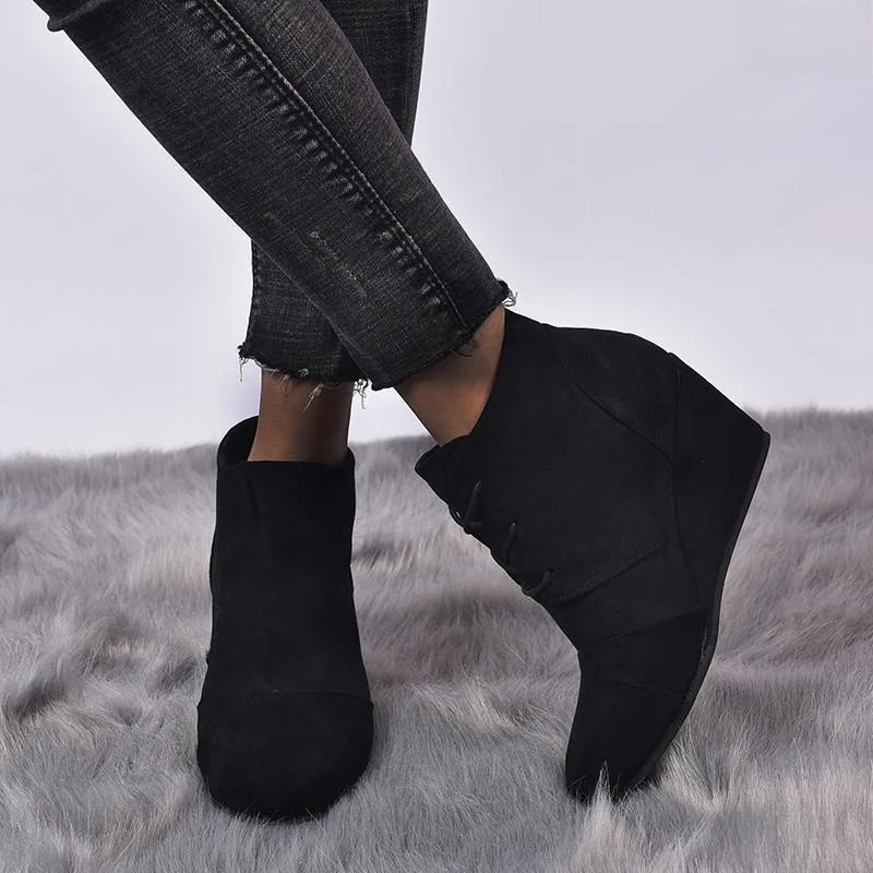 Jutie Women's Shoes Wish Large Size Slope Single Shoes Rubber Plastic Uppers Low Heel Hollow out Design Pure Color Footwear