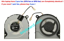 New CPU GPU Cooling Fan for Acer Predator Helios 300 G3-571 G3-572 G3-573 PH315-51 PH317-51 PH317-52 N17C3 Laptop
