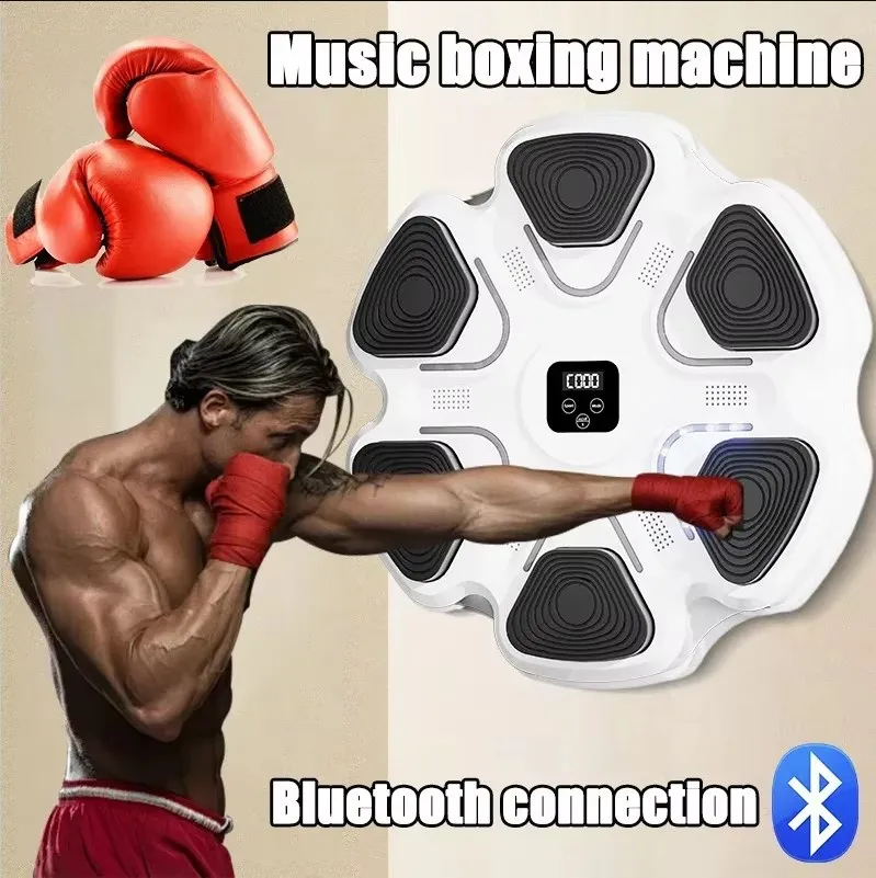 New Musical Boxing Sandbag Adult/Children Sports Training Wall-mounted Smart Musical Boxing Machine LED Luminous Boxing Bag