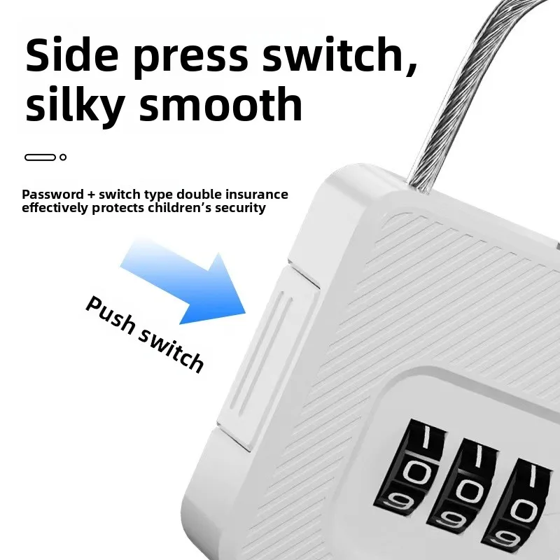 

Combination padlock for backpacks, luggage, and gym lockers The locker is small Household cabinet drawer padlock
